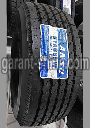 Ansu BYA685W (руль/прицеп) 385/65 R22.5 160K 20PR - Фото шины с этикеткой на складе